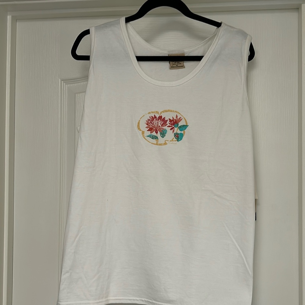 Woolrich Floral Screenprint Tank